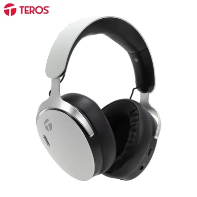 Audífono inalámbrico gamer TEROS TE-80720WBK, BT, USB