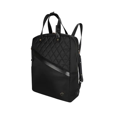Backpack TEROS Roseann II TE-9050BK, para Notebooks de hasta 14.1", Negro