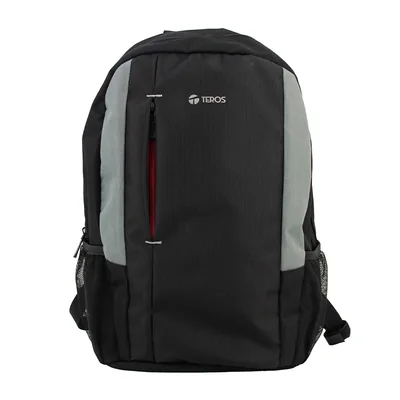 Backpack TEROS TE-9040NS, para Notebooks de hasta 15.6", Negro/Gris